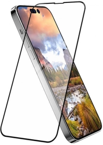 Apple iPhone 14 Pro Oleofobik Temperli Ultra HD Switcheasy Vetro 9H Cam Ekran Koruyucu - Şeffaf