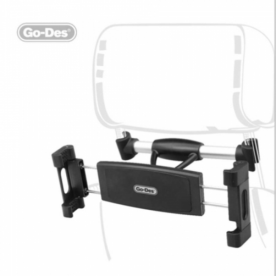 Go-Des Mıknatıslı Araç Koltuk Tablet ve Telefon Tutucu GD-HD680 - Siyah