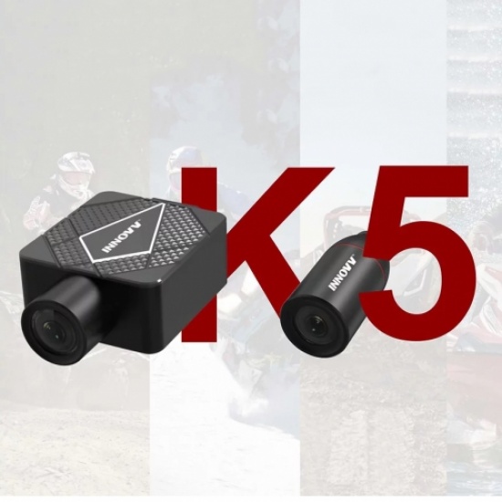 Innovv K5 Motorsiklet ATV Çift Kameralı 1080P Kayıtlı Çekim Kamerası - Siyah