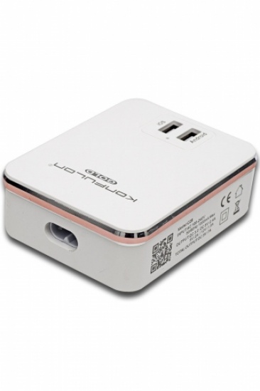 Konfulon Masa Şarj Cihazı 6 USB 3.0 QC 3.0 C29 - Beyaz