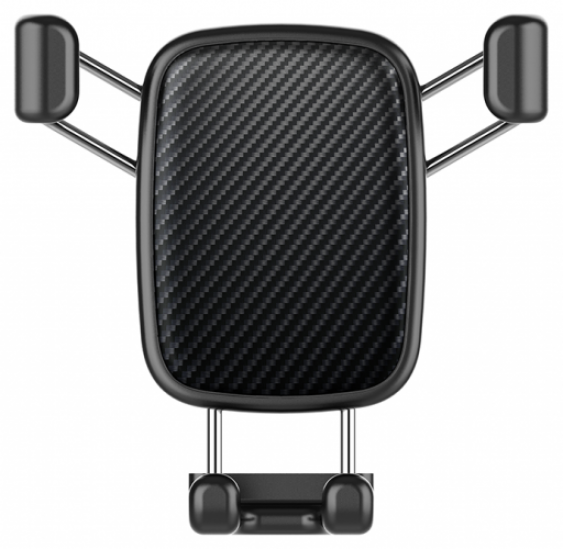 Voero X8 Karbon Araç Telefon Tutucu - Siyah