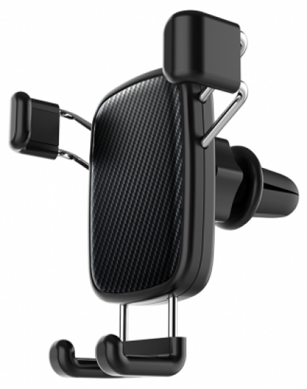 Voero X8 Karbon Araç Telefon Tutucu - Siyah