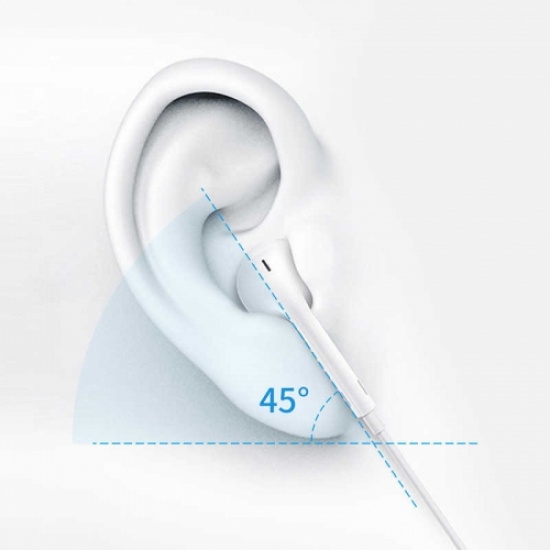 Wiwu Earbuds 303 Serisi Apple Lightning Kulaklık - Beyaz