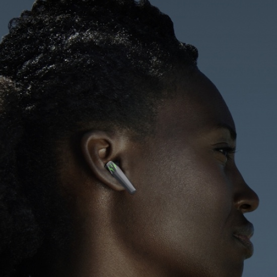 Wiwu TWS07 Led Işıklı Bluetooth Oyun Modlu Kulaklık - Gri