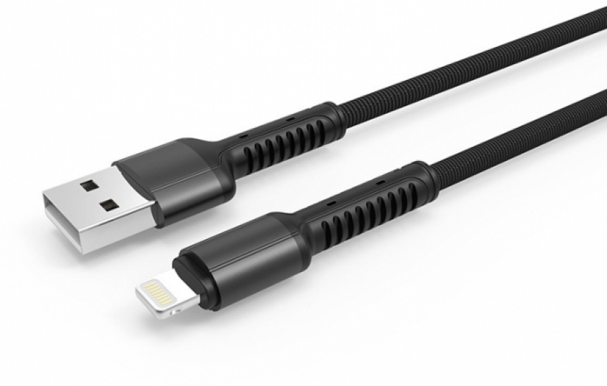 Zore LS64 Lightning USB Hızlı Şarj Data Kablosu 2m - Siyah