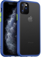 Benks Apple iPhone 11 Pro Kılıf Arkası Mat Magic Smooth Drop Resistance Kapak - Mavi