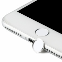 Benks Apple iPhone Serisi Home Düğme Stickerı - Gümüş