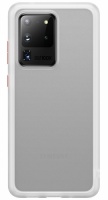 Benks Samsung Galaxy S20 Ultra Kılıf Arkası Mat Magic Smooth Drop Resistance Kapak - Beyaz