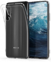 Huawei Nova 5T Kılıf Ultra İnce Esnek Süper Silikon 0.3mm - Şeffaf
