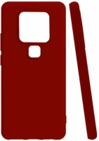 Tecno Camon 16 Kılıf Zore Biye Mat Esnek Silikon - Kırmızı