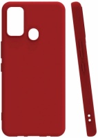 Tecno Spark 7 Kılıf Zore Biye Mat Esnek Silikon - Kırmızı