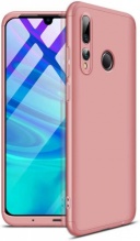 Huawei Y9 Prime 2019 Kılıf 3 Parçalı 360 Tam Korumalı Rubber AYS Kapak  - Rose Gold