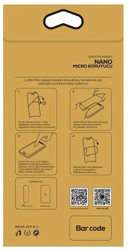 Oppo RX17 Neo Ekran Koruyucu Gold Nano Esnek Film Kırılmaz - Şeffaf