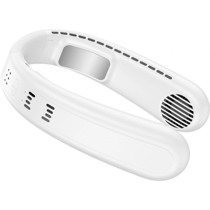 Benks Biliz F24 Taşınabilir Şarjlı Boyun Askılı Fan - Beyaz