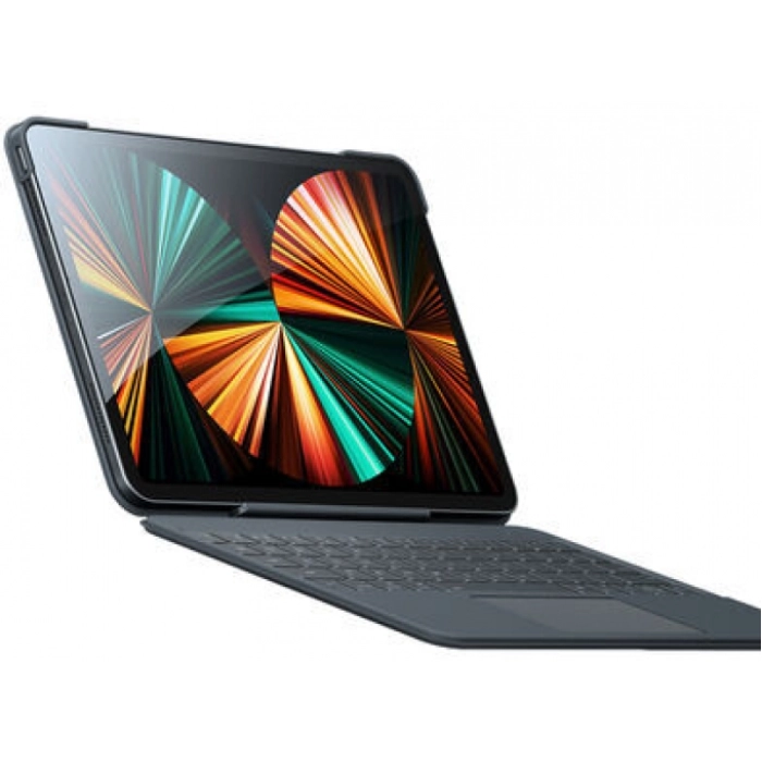 Apple iPad Pro 12.9 2022 M2 Benks KB02 Kablosuz Klavyeli Kılıf - Gri