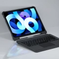 Apple iPad Air 10.9 2022 (5.Nesil) Benks Multifunctional Kablosuz Klavyeli Kılıf - Siyah