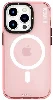 Apple iPhone 14 Pro Max Kılıf Magsafe Şarj Özellikli YoungKit Crystal Color Serisi Kapak - Rose Gold