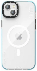 Apple iPhone 14 Plus Kılıf Magsafe Şarj Özellikli YoungKit Exquisite Serisi Kapak - Mavi