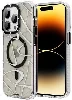 Apple iPhone 14 Pro Max Kılıf Magsafe Şarj Özellikli Youngkit Water-Ink Serisi Kapak - Siyah