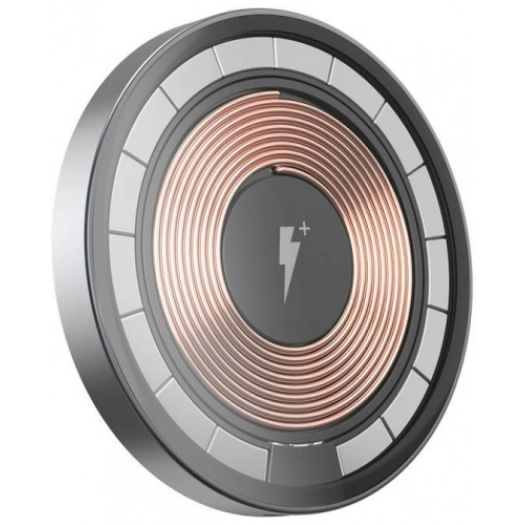 Wiwu M17 Magnetik Intelligent Transparan Wireless Şarj Ultra İnce Şeffaf 15W Android iOS Destekli - Siyah