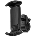 Wiwu CH037 Sarsıntı Önleyici 360 Derece Dönebilen Ayarlanabilir Motosiklet ve Bisiklet Telefon Tutucu - Siyah