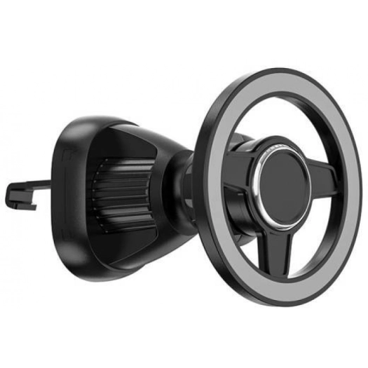 Wiwu CH038 Lotto Serisi Havalandırma Tasarım Magnetik Araç Telefon Tutucu - Siyah