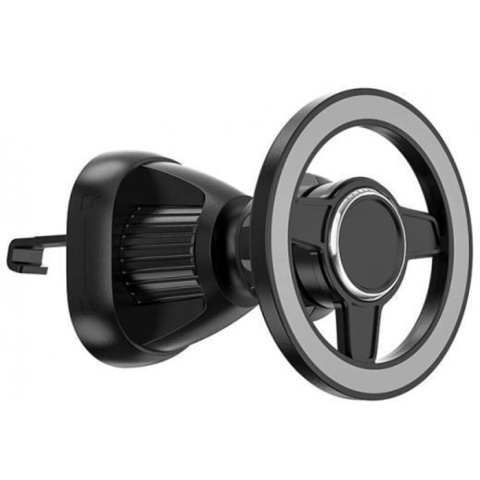 Wiwu CH038 Lotto Serisi Havalandırma Tasarım Magnetik Araç Telefon Tutucu - Siyah