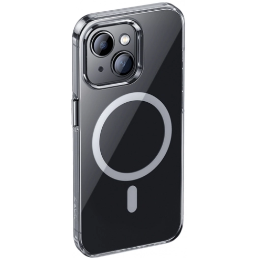 Apple iPhone 15 Kılıf Magsafe Şarj Özellikli Benks ​​​​​​Crystal Serisi Şeffaf Kapak - Şeffaf