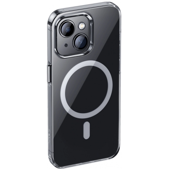 Apple iPhone 15 Kılıf Magsafe Şarj Özellikli Benks ​​​​​​Crystal Serisi Şeffaf Kapak - Şeffaf