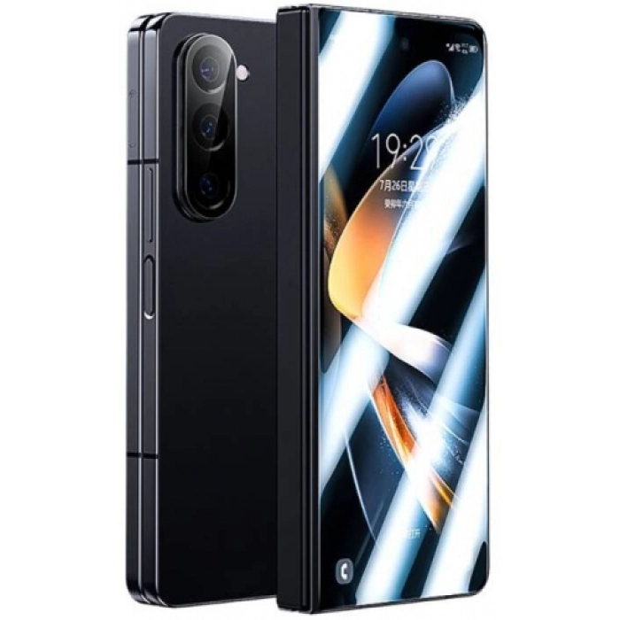 Galaxy Z Fold 5 Benks Combo İkili Set (Corning Ekran Koruyucu + Kamera Lens Koruyucu) - Siyah
