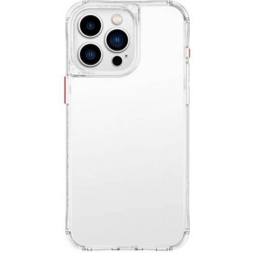 Apple iPhone 15 Pro Kılıf SkinArma Şeffaf Airbag Tasarımlı Saido Kapak - Şeffaf