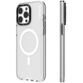 Apple iPhone 15 Pro Max Kılıf Magsafe Şarj Özellikli YoungKit Crystal Color Serisi Kapak - Beyaz