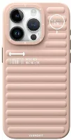 Apple iPhone 15 Pro Max Kılıf Mat Renkli Tasarım YoungKit Original Serisi Kapak - Pembe