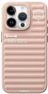 Apple iPhone 15 Pro Max Kılıf Mat Renkli Tasarım YoungKit Original Serisi Kapak - Pembe