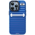 Apple iPhone 15 Pro Max Kılıf YoungKit Luggage FireFly Serisi Kapak - Mavi