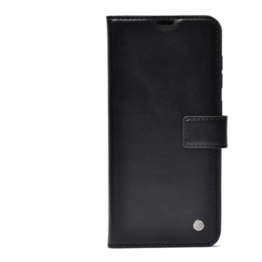 Vivo Y36 4G Kılıf Zore Kar Deluxe Kapaklı Kılıf - Siyah