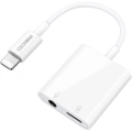 Recci RDS-A10 Lightning PD3.0 2in1 Şarj ve Ses Adaptörü - Beyaz
