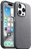 Apple iPhone 15 Pro Kılıf Zore Mikro Fiber Optimal Kapak - Gri