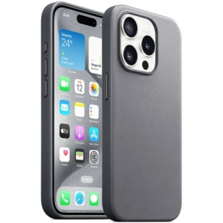 Apple iPhone 15 Pro Kılıf Zore Mikro Fiber Optimal Kapak - Gri