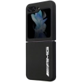 Galaxy Z Flip 5 Kılıf AMG Magsafe Şarj Özellikli Büyük Logo Dizayn Orjinal Lisanslı Kapak - Siyah