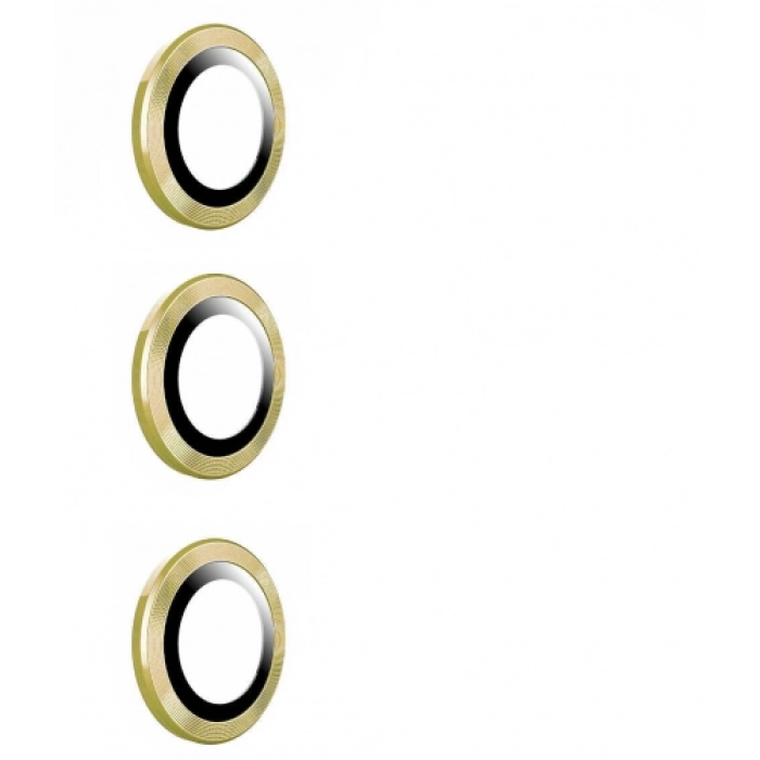 Samsung Galaxy S23 FE Kamera Lens Koruyucu Cam Filmi - Gold