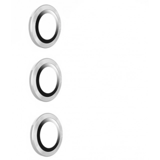 Samsung Galaxy S23 FE Kamera Lens Koruyucu Cam Filmi - Gümüş