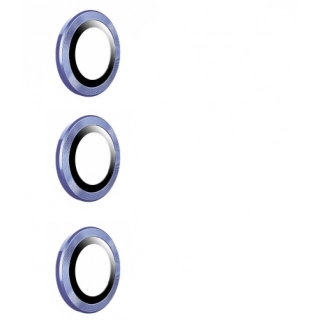 Samsung Galaxy S23 FE Kamera Lens Koruyucu Cam Filmi - Mavi Açık