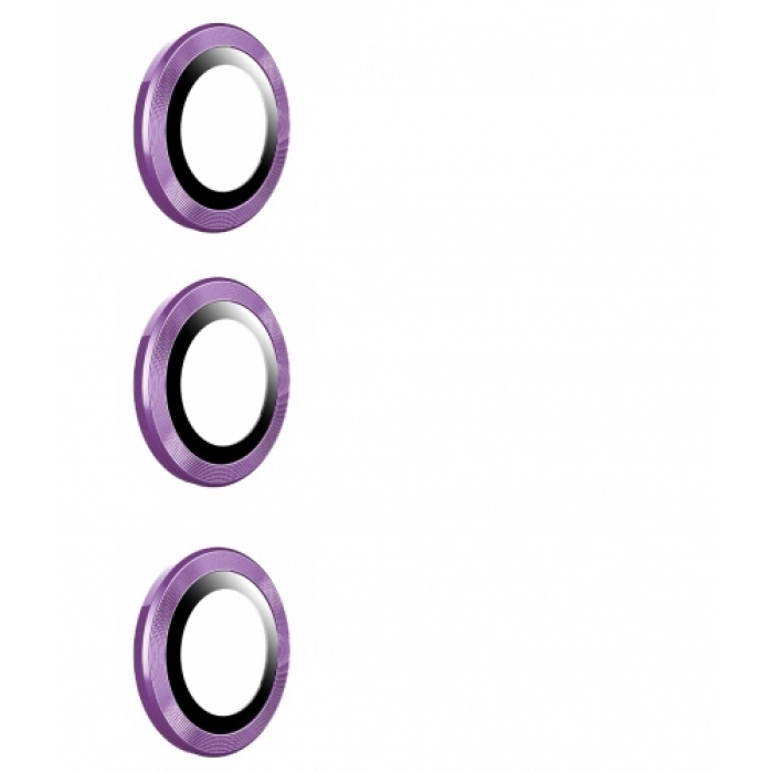 Samsung Galaxy S23 FE Kamera Lens Koruyucu Cam Filmi - Mor