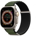 Apple Watch Ultra 49mm SkinArma Kobu Hasır Kordon - Olive