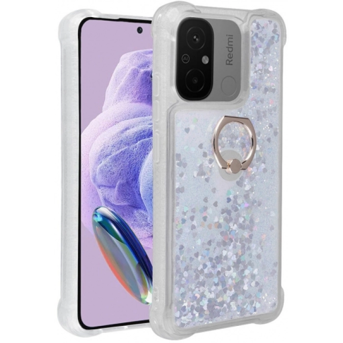 Xiaomi Redmi 12C Kılıf Zore Milce Kapak - Gümüş