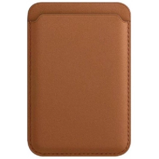 Magsafe Kartlık Suni Deri Görünümlü - Kahve