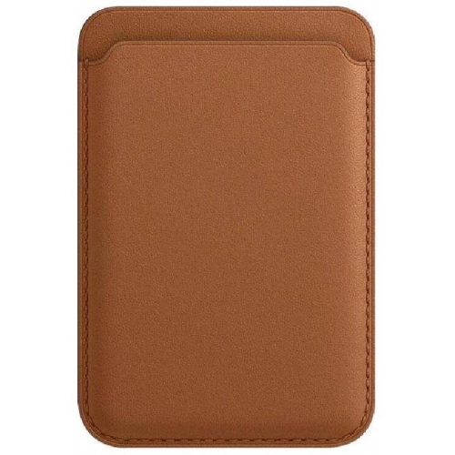Magsafe Kartlık Suni Deri Görünümlü - Kahve