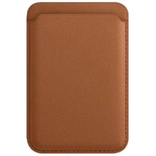 Magsafe Kartlık Suni Deri Görünümlü - Kahve