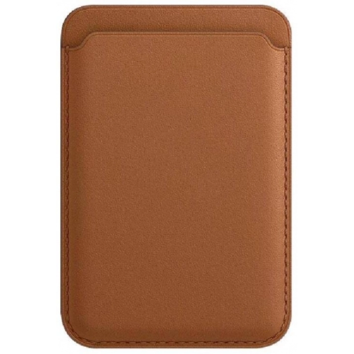 Magsafe Kartlık Suni Deri Görünümlü - Kahve